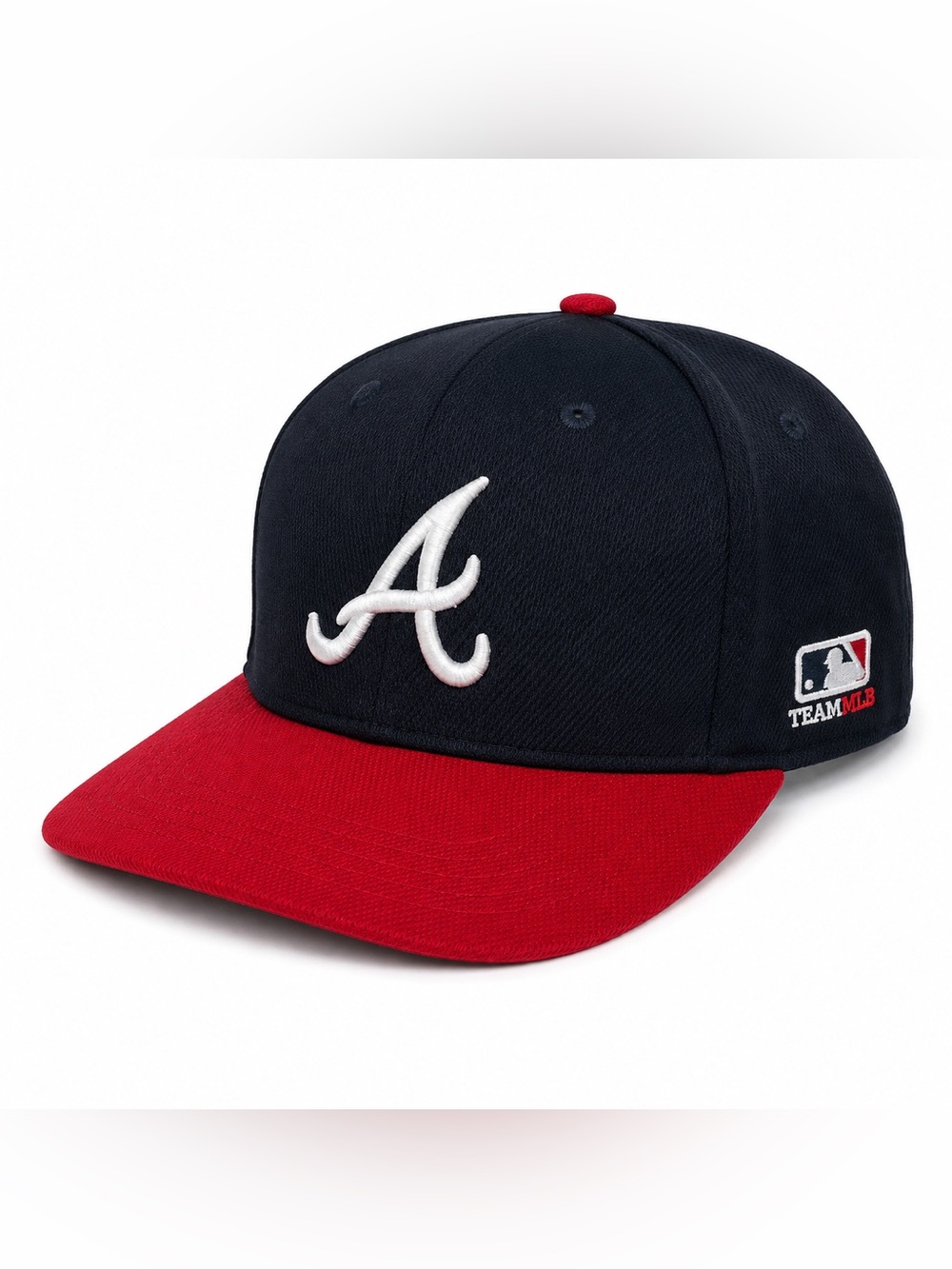 Atlanta Braves MLB OC Sports Adjustable Baseball Cap Navy Red OSFM